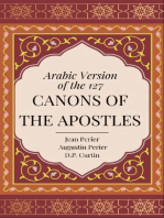 Arabic Version of the 127 Canons of the Apostles