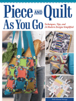 Piece and Quilt as You Go: Techniques, Tips, and 24 Modern Designs Simplified