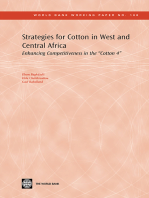 Strategies for Cotton in West and Central Africa: Enhancing Competitiveness in the 'Cotton-4'