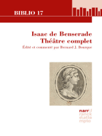 Isaac de Benserade. Théâtre complet