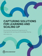 Capturing Solutions for Learning and Scaling Up: Documenting Operational Experiences for Organizational Learning and Knowledge Sharing