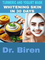 Turmeric and yogurt mask: whitening skin in 30 days