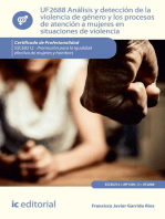 Análisis y detección de la violencia de género y los procesos de atención a mujeres en situaciones de violencia. SSCE0212