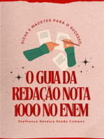 O Guia Da Redação Nota 1000 No Enem