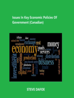 Issues in Key Economic Policies of Government (Canadian)