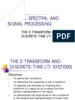 The Z-Transform and Discrete-Time Lti Systems