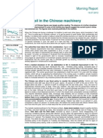 More Oil in The Chinese Machinery: Morning Report