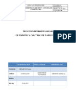 Procedimiento - Sistema de Tareos