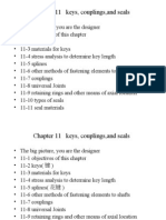 Chapter 11 Keys, Couplings, and Seals