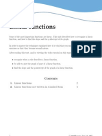 Linear Functions: 1. Linear Functions 2 2. Linear Functions Not Written in Standard Form 4