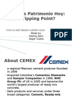 CEMEX's Patrimonio Hoy: at The Tipping Point?: Click To Edit Master Subtitle Style