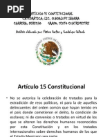 Exposicion Analisis Artículo 15 Constitucional