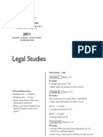 2011 HSC Exam Legal Studies