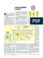 Automatic Low Power Emergency Light