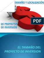 4) Tamaño y Localización de Proyectos de Inversión