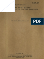 12288-Code of Practice For Use and Laying of Ductile Iron Pipes