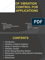 Vibration Control in Marine Applications