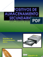 Dispositivos de Almacenamiento Secundario