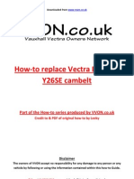 How To Replace Y26se Cambelt