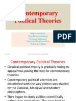 Contemporary Political Theories