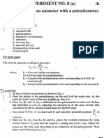 Calibration of Ammeter