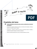 Guia para Docentes Matematicas 3 - Tema 3 - Suma y Resta