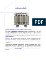 Understanding Transformer Polarity