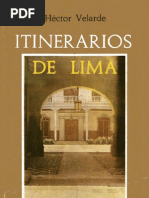 Itinerarios de Lima - Hector Velarde