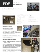 Bicycle Motor Plans Instructions Tire Roller Rear Friction Drive 