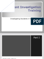 Accident Investigation Training: Investigating Accidents in The Workplace