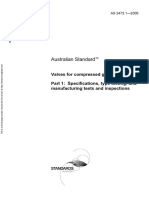 As 2473.1-2006 Valves For Compressed Gas Cylinders Specifications Type Testing and Manufacturing Tests and in