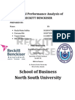 Financial Performance Analysis of Reckitt Benckiser