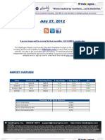 ValuEngine Weekly Newsletter July 27, 2012