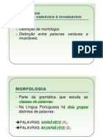 Morfologia - Classes de Palavras