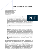 Diálogo y Conflicto. La Crítica de Carl Schmitt