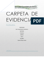 Carpeta de Evidencia Pasteleria