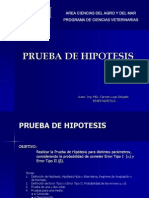 Prueba de Hipotesis