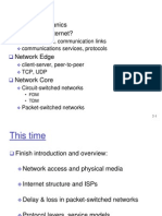 Last Time: Course Mechanics What Is The Internet?