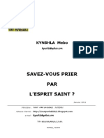 Savez-Vous Prier Par Le Saint Esprit?