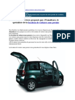 Location de Voitures Sans Permis