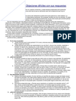 40 Preguntas y Objeciones Difíciles Con Sus Respuestas (Teología)