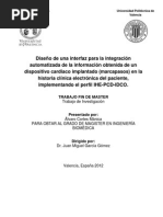 Integración Automática de Datos de Un Marca Pasos A Un Sistema Gestor de Historia Clínica Electrónica PDF