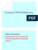 Concept of PDH Multiplexing