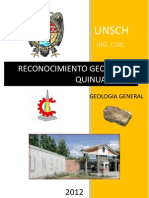 Informe de Geologia