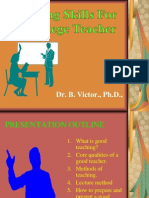 Dr. B. Victor., PH.D.