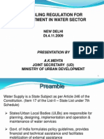 Enabling Regulation For Investment in WaterInfrastructure 4.11.09. UWSS