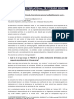 La Política Federal de Vivienda, Crecimiento Sectorial Vs Debilitamiento Socio - Institucional