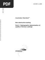 As 3507.2-2006 Non-Destructive Testing Radiographic Determination of Quality of Ferrous Castings