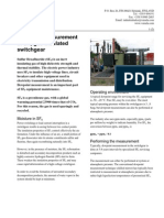 Dewpoint Measurement in SF6 Gas-Insulated Switchgear