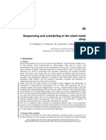 Sequencing and Scheduling in The Sheet Metal Shop